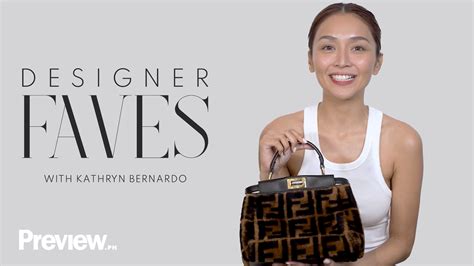 kathryn bernardo fendi bag|designer favourites kathryn bernardo.